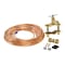 Keeney Mfg Eastman 1/4 in. Compression X 1/4 in. D Compression 15 ft. Copper Installation Kit 48398 - alternate 2